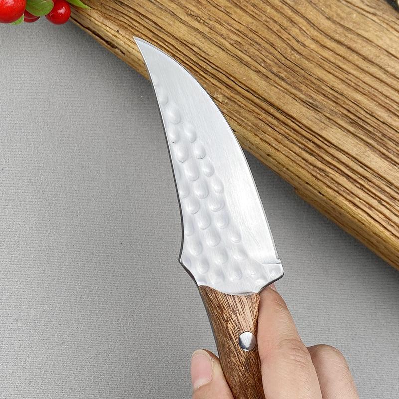 Stainless Steel Forged Kitchen Boning Knife Fruit Knife Meat Cleaver Cutter