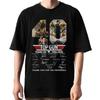 Top Gun 40th Anniversary Movie Graphics Unisexs Unisex Tshirt Tops Casual Cotton Summer New Fashion Unisex Short Sleeves Tee Shirt