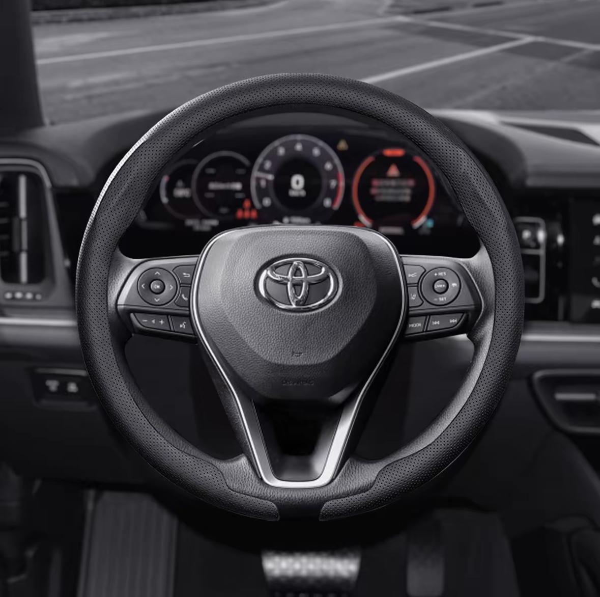 

Nappa leather Car Steering Wheel Cover For Toyota Camry RAV4 Corolla 86 Reiz Wish CHR Celica Vitz Yaris Avalon Auto Accessories
