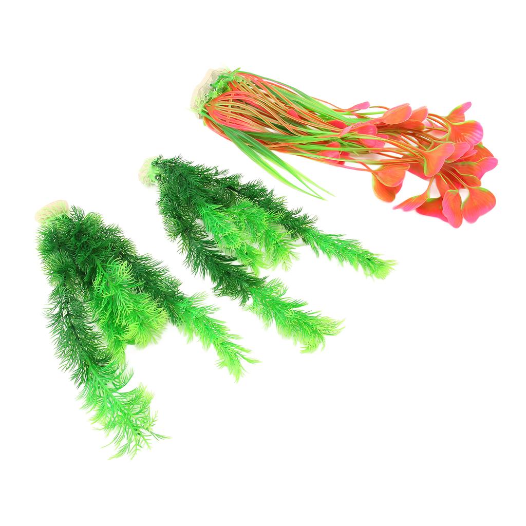 Aquarium Plants Decoration Artificial Lifelike Beautiful Fish Tank Plants Ornament for Underwater