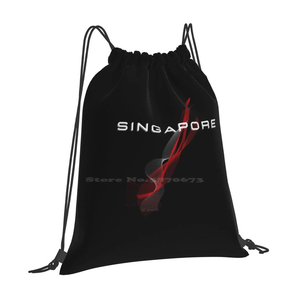 Singapore Flag Backpacks For School Teenagers Girls Travel Bags Singapore Flag I Love You Singapore Singapore Fun Singapore