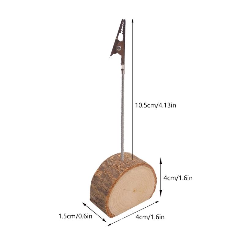 20x Notizhalter Fotohalter Tischkartenhalter Fotoständer mit Klemmen Memo-Halter für Büro Hochzeitsparty Restaurants