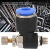 2pcs Tube Air Flow Speed Controller Pipe Pneumatic Fitting Regulator Valve(SL6 M5)