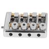 4 String Headless Electric Bass Bridge Zinc Alloy Brass Bridge Replacement with String Lock