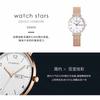 Womens Watch Automatic Quartz Dual Calendar Waterproof Luminous Ultra-Thin Elegant Wristwatch for Women