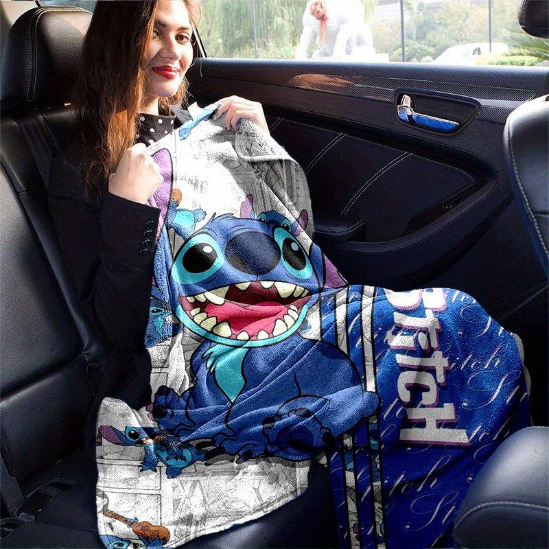 Lilo & Stitch Blanket  Ultra-Soft, Warm, Cozy Throw for Living Room, Sofa, Four Seasons Travel Accessory  Cute Cartoon Character Home Decoration