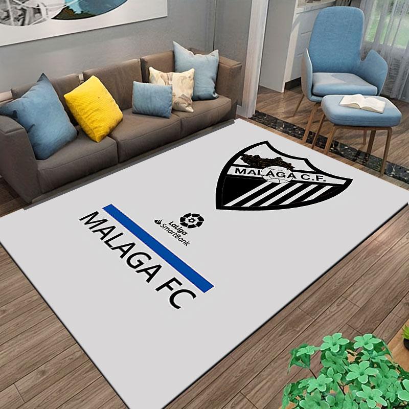 Malaga FC Carpet Design suitable as a non-slip mat for the living room or bedroom sofa