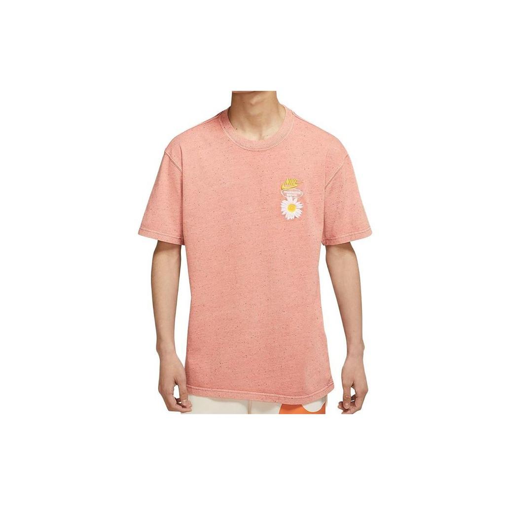 Nike Drop Shoulder Sleeve T-Shirt Men's Rock Pink DM6334-693