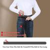 No Buckle Belt Leather Automatic Belt Leather Belt Without Buckle For Men Belt No Buckle Men Waistband Pant Belt