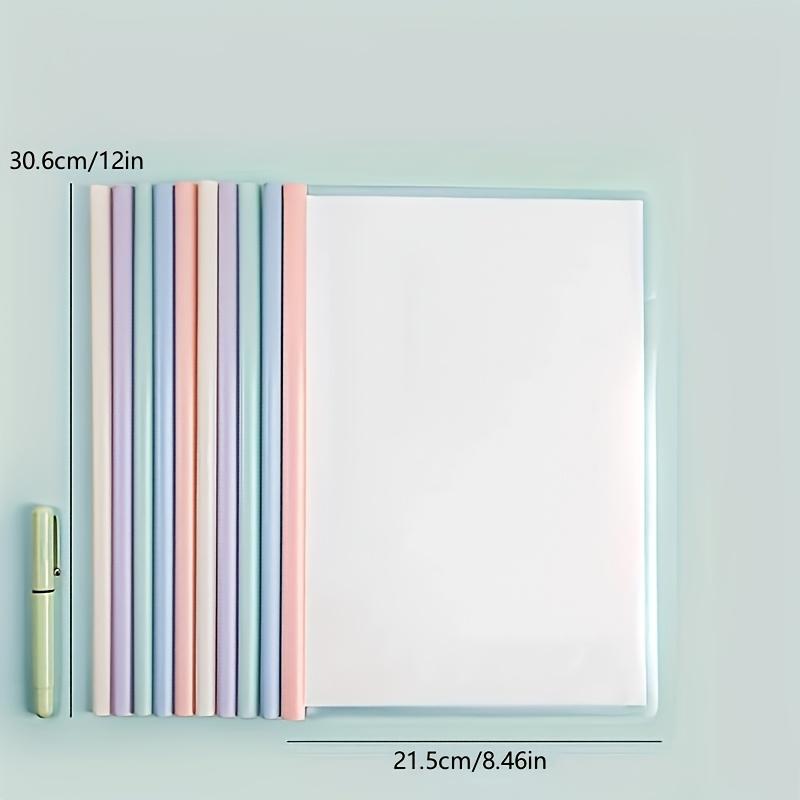20pcs Folders, Lever Clips, Pull Bar Clips, Display Folders, Strip Binders, School Supplies, Portable A4 Binders