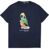 Polo SS24 Nautical Sport Bear Graphic Print Crew Neck Short Sleeve T-Shirt Men T-Shirts Navy-Blue MNPOTSH1N820385-410