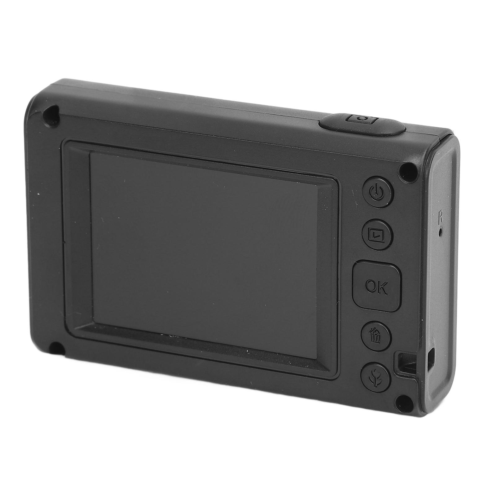 

Кишенькова цифрова камера Передня Задня 48 МП Фото HD Відеозапис CCD Камера 2,2-дюймовий TFT екран для чорний