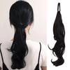 Korean Hair Band Long Wavy Ponytail Elastics Hair Ties Pony Tail Hairpiece  Girls