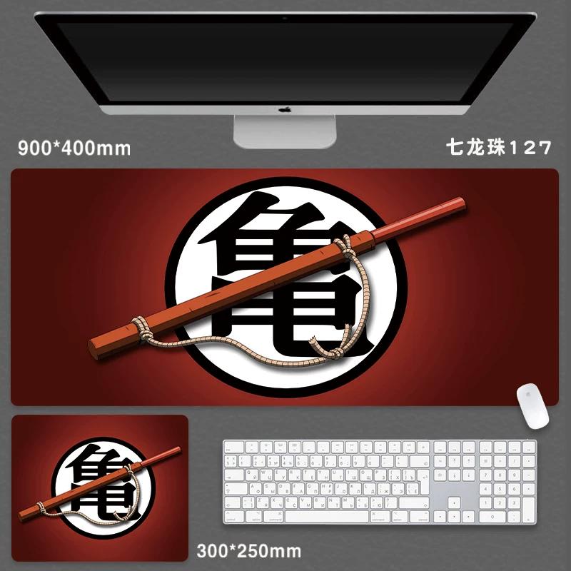 High Quality Japanese Animation Seven Dragon Ball Mouse Pad Oversized Boys Animation Two-dimensional E-sports Game Computer Keyboard Student Desk Pad
