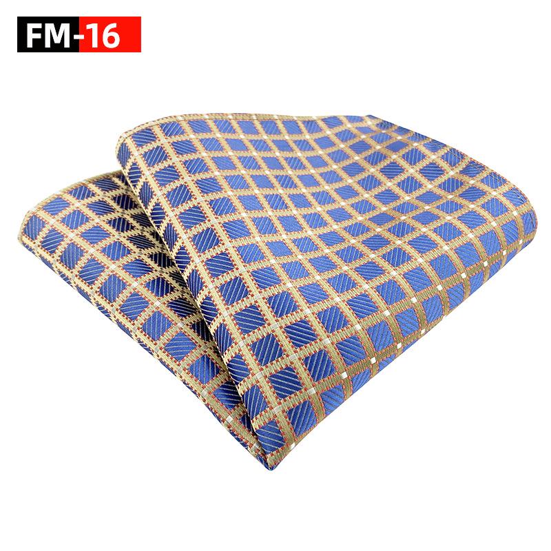 Elegant Plain Polyester Pocket Square for Men - Satin Finish Handkerchief