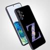 Letters Purple Flower Phone Case For Samsung Galaxy A17 A07 A55 A35 A25 A15 A05 A33 5G A31 A23 A21s A13 A41 A73 A53 A51 A71Cover