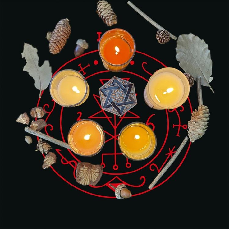 Mystisches Symbol Astrologie Tischdecke Altartuch Quadrat Divinationen Kartentischdecke Hexerei Decktuch
