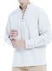 Men's Long-sleeved V-neck Shirt