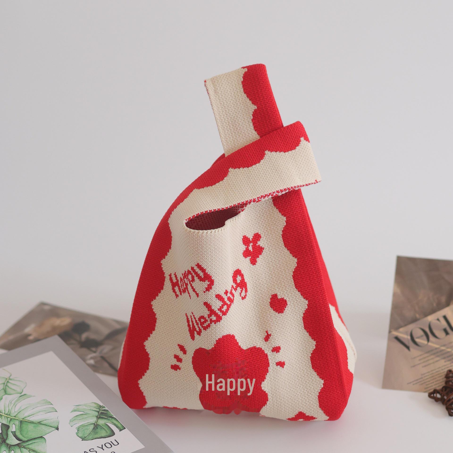 

Сумка ручной вязки - сувенирная сумочка на свадьбу 20*36 cm