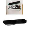 1 Pair Space Saving Shoe Display Stand Wall Mount Rack for Sneakers and High Heels Acrylic Shelf with Adjustable Height
