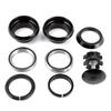 1 Set 34mm Bike Headset with Top Cover Threadless Aluminum Alloy High Precision