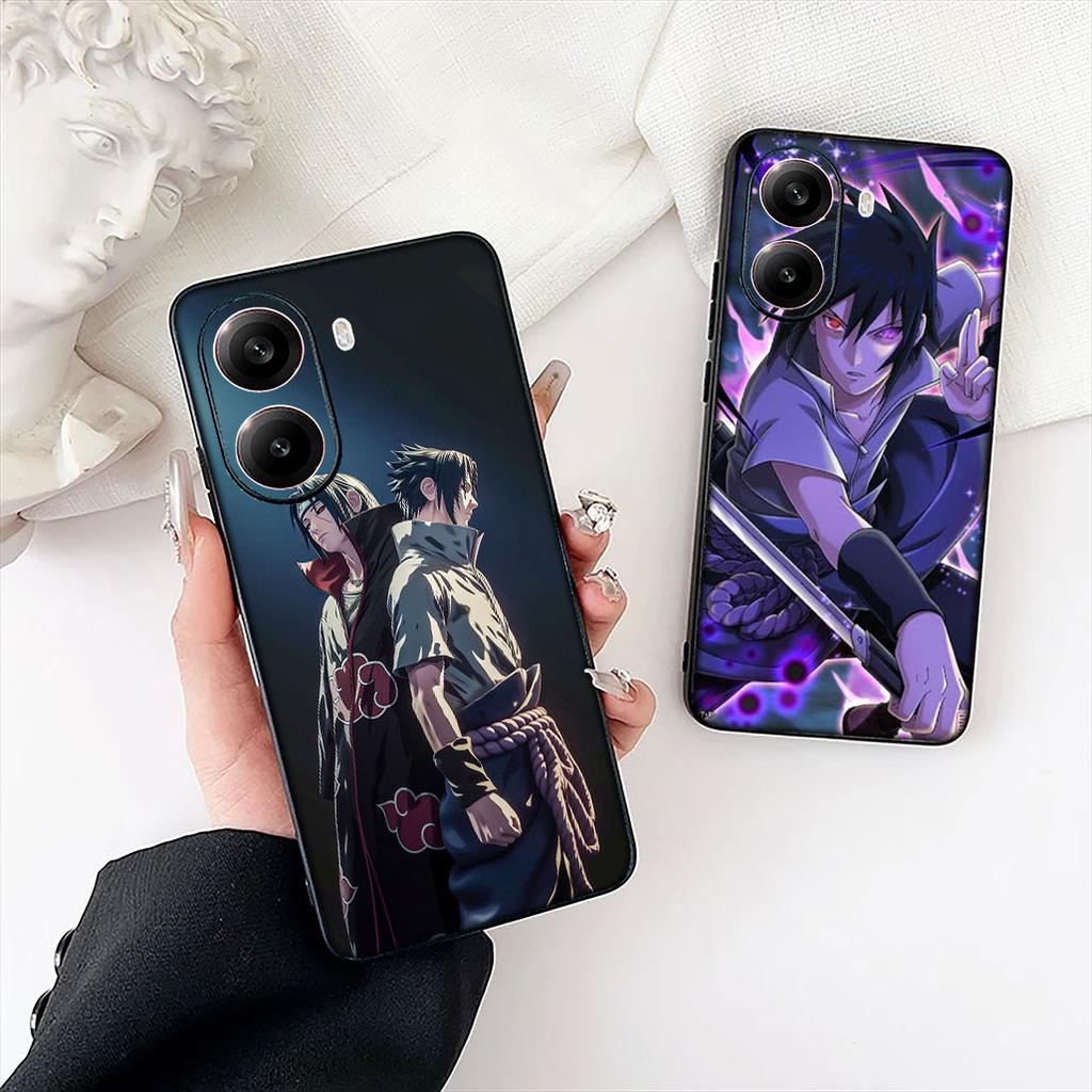 Narutos KISAME Sasuke Itachi Akatsuki Phone Case for Xiaomi Redmi Note 12 11 10 A3 Pro 10A 10C 12C Note12 5G Cover Casing