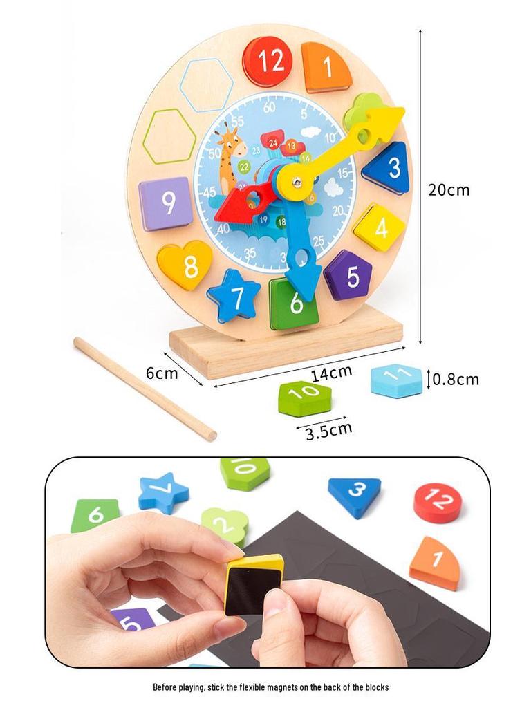 Magnetic Digital Clock Toy for Elementary Students: Learn Time through Fun and Cognition