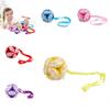 Creative Fabric Hand Grasp Ball Baby Toddler Rattle Bell Toy Interactive Cloth Ball
