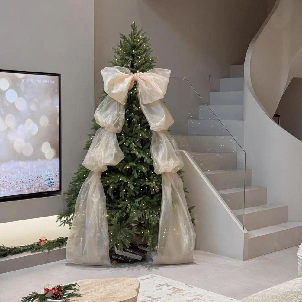 Oversized Giant Bow Hanging Decoration multicolor Bowknot Ornament Christmas Bow Ornaments  Car