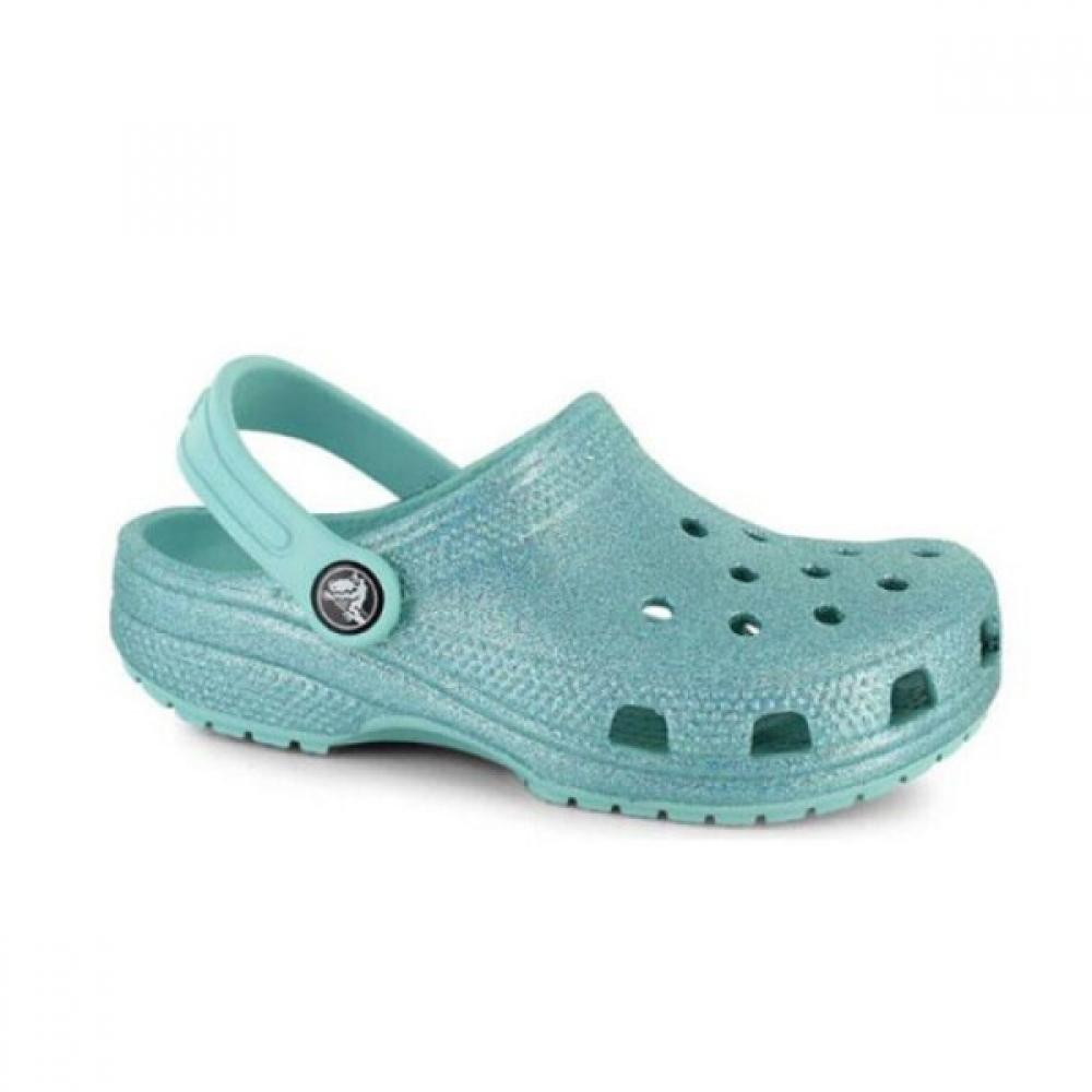Crocs Classic Glitter Clog Kids Sandals Slippers