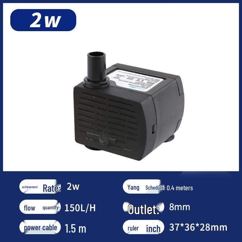 

Submersible Fountain Pump for Bonsai & Fish Ponds – Silent, Rockery-style Water Circulator