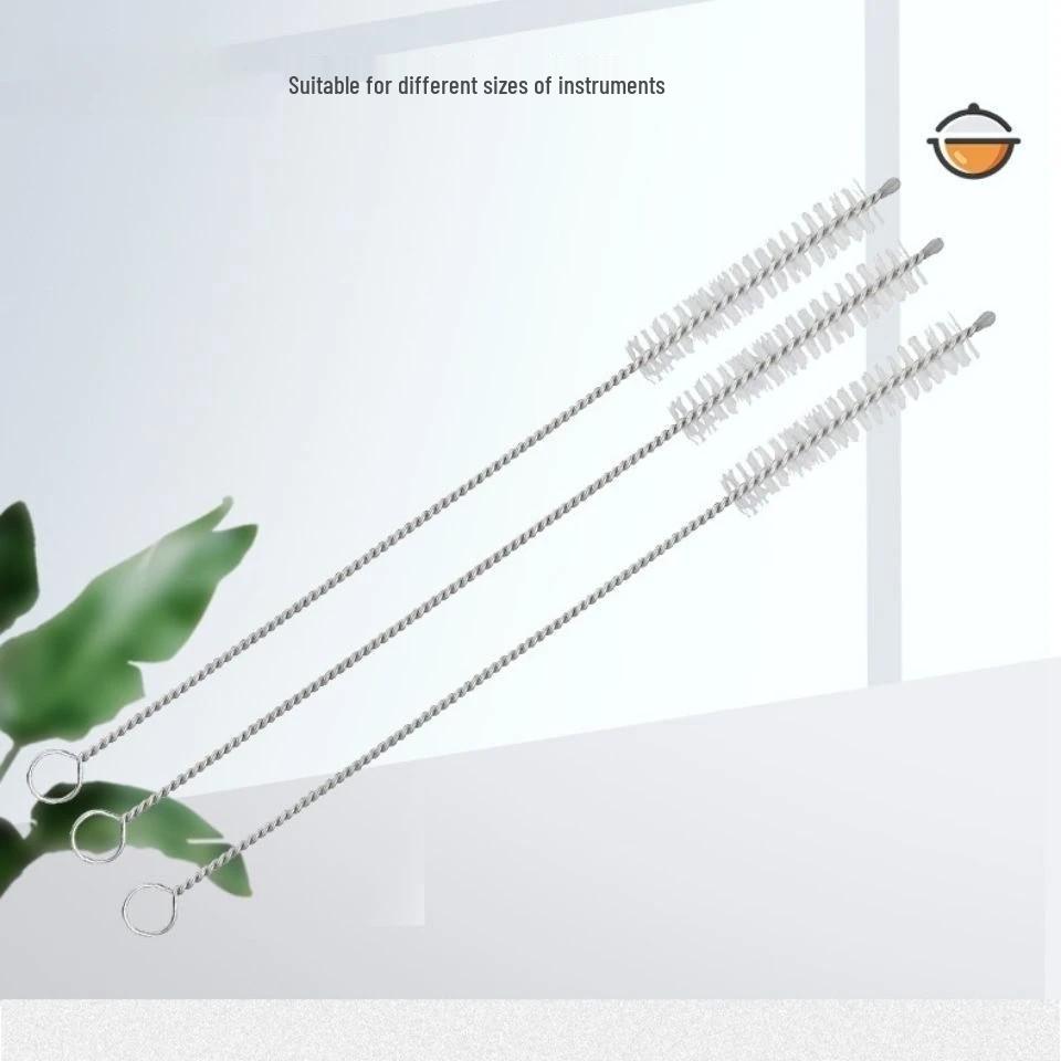 Edelstahlstrohhalm-, Babyflaschen-, Sauger- und Tassenreinigungsbürsten-Set