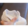 21-38 Children's White Shoes, Boys and Girls Sneakers, Casual Shoes, Leather Soft Sole Baby Shoes