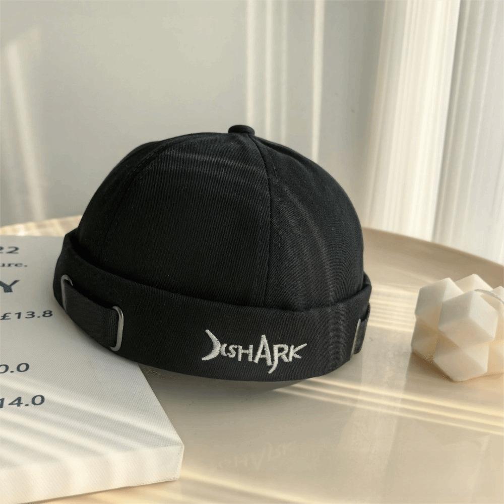 Breathable Beanie Hat Adjustable Brimless Hat Vintage Hip Hop Hat Men