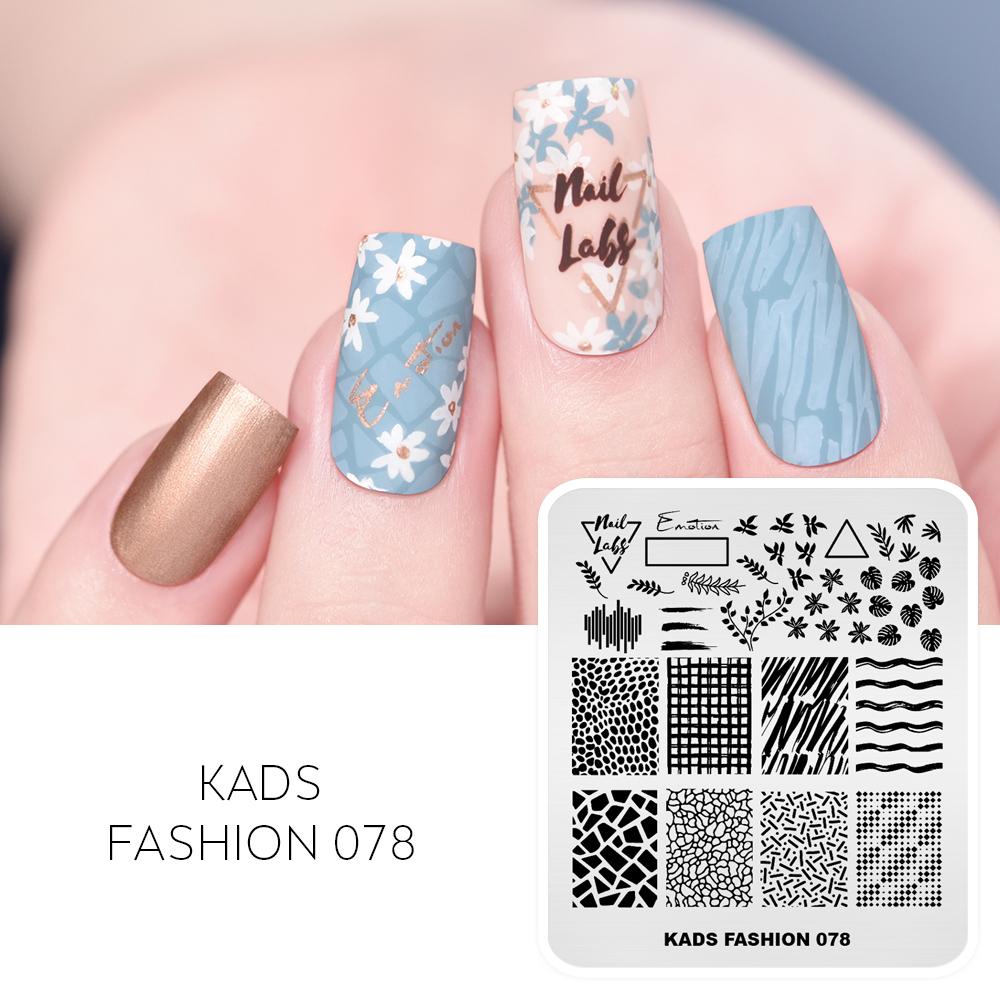 kads New Nail Stamping Plates Manicure Template Flower Chinese Nature Summer Design Nail Art Stamp Tools DIY Stencils