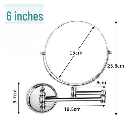 Oeny Foldable Wall-Mounted Double-Sided Mirror