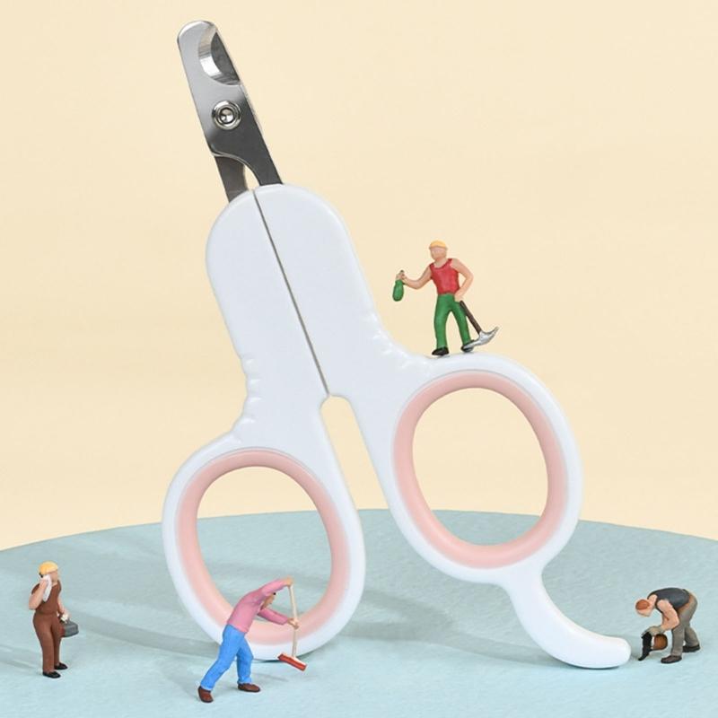 Stainless Steel Blade Pet Nail Trimmer For Small Large Dogs Cats Comfortable NonSlip Handle Grooming Kits