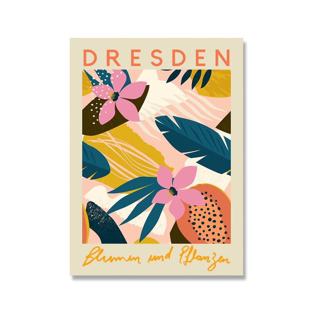 

Минималистский абстрактный цветочный рынок, плакаты на скандинавскую тему и принт, современное настенное искусство, холст, живопись, галерея, декор, картина для гостиной 21x30cm No Framed красный