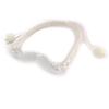 Les Trésors De Lily [K3274] - White 'Moustache' Shambhala Bracelet