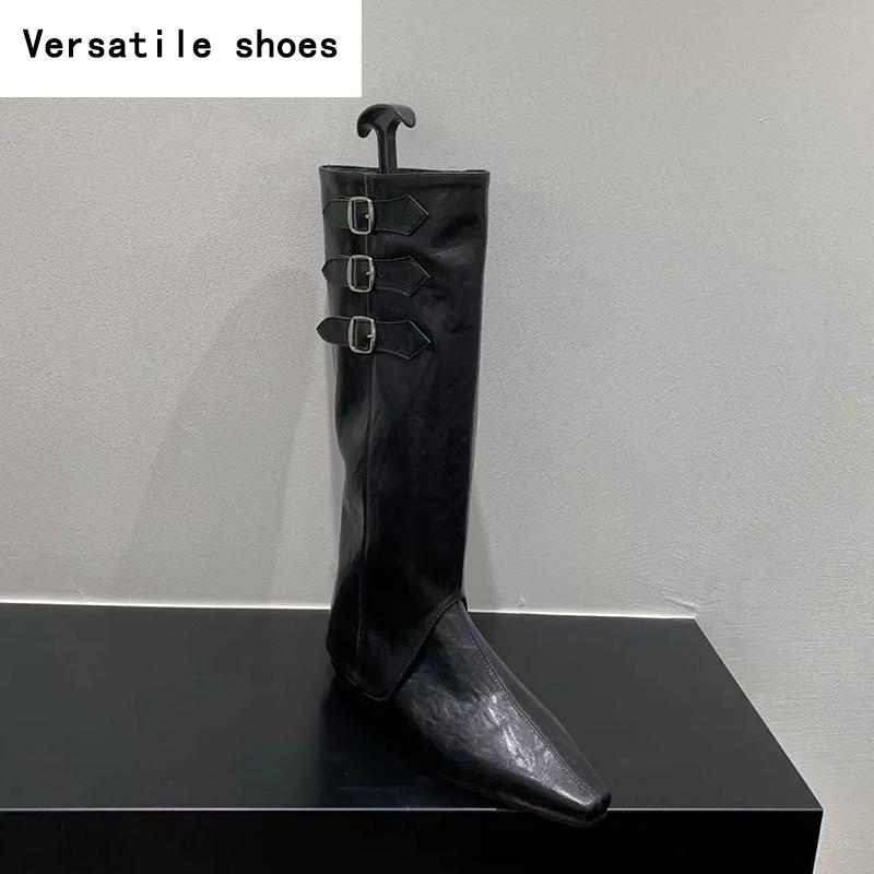 Внутренние женские сапоги до колена — фото 3