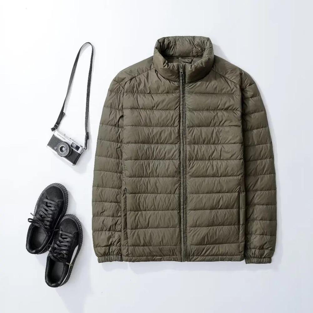 Down Jacket Men Ultra Lightweight Packable Water and Wind-Resistant Breathable Coat Big Size Hoodies Jackets