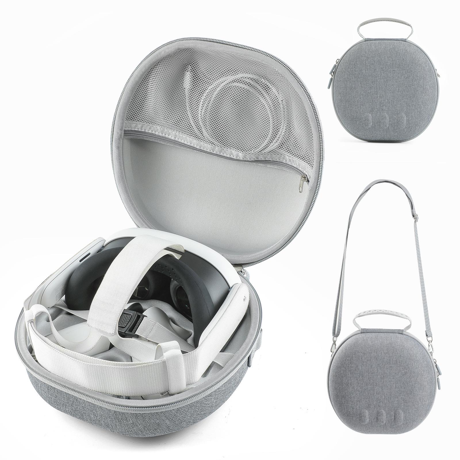 

В наличии: Защитный чехол для VR-очков Meta Quest 3 для гарнитуры и контроллера серый