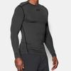 Under Armour Mens HeatGear Compression Sports Training Top Men Tops Charcoal-Grey 1265650-090