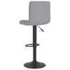 Vidaxl Bar Stools, 2 Pcs, Light Gray, Upholstered In Fabric