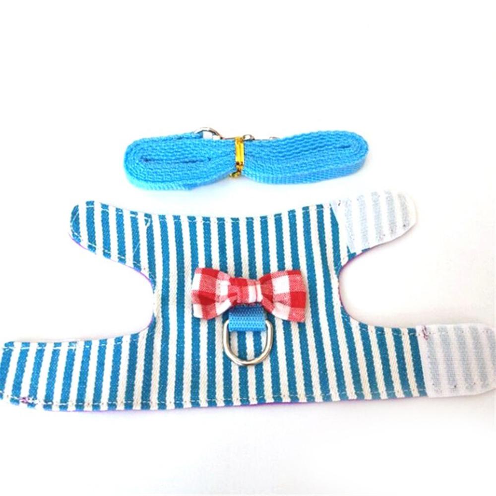 

Безопасность Маленький Питомец Регулируемая Шлейка-Жилет для Питомица Хорька Хомяка Нагрудный Ремень Поводок M синий