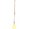 A Pair of   Plastic Children Swing Gym Fitness Exercise Sports Hanging   with Rope Yellow
