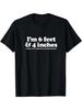 Funny Height Joke T-Shirt for Men Casual Round Neck Tee with White Text Print Humorous Gift for Tall Guys Birthdays Attire