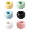Yousheng 2PCS Toothbrush Holder Ceramic with Hollow Design Stand Multi-Purpose Makeup Brush Holder for Bathroom