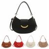 Simple Girls Crossbody Bag Half-Moon Ladies Messenger Bag Korean Style Small Shoulder Bag  Gifts