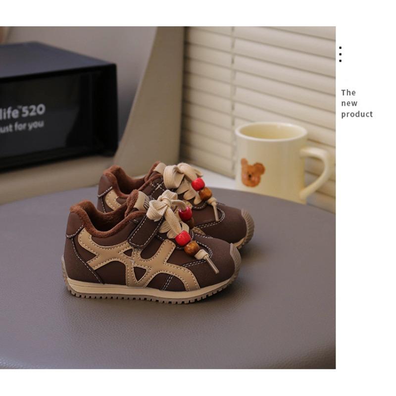 Jungen Fleece-Sneaker Winter Neu 1-3-6 Jahre Kinder Zwei Baumwolle Forrest Gump Schuhe Kindergarten Baby Warme Schuhe